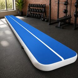 Inflatable Air Track Mat 6m x 1m Gymnastics Tumbling Exercise Training Pad