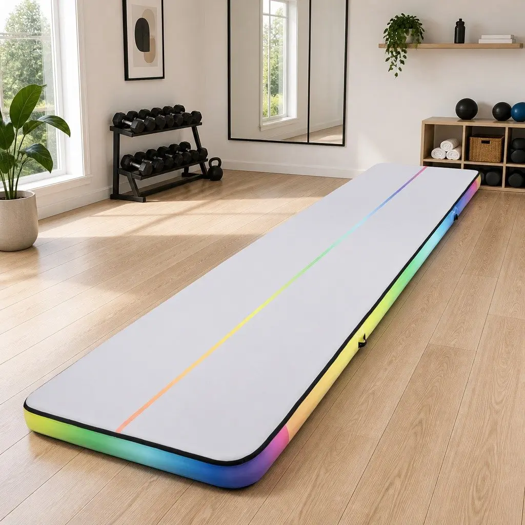 Air Track Mat Inflatable Gymnastics Training 6M Multicolour