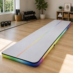 Air Track Mat 6M Inflatable Gymnastics Tumbling Training Multicolour Portable