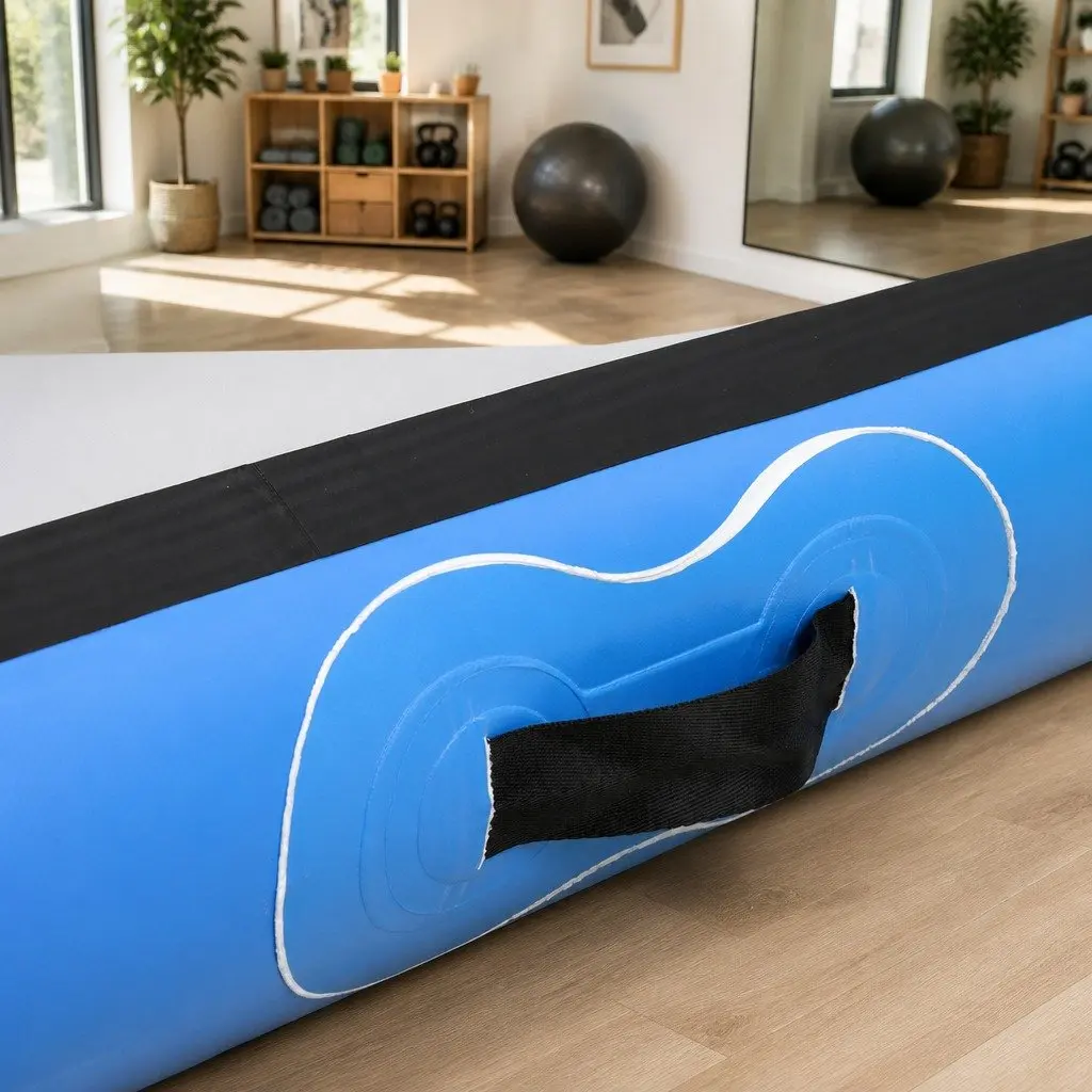 Air Track Mat Inflatable 6M Double-Wall Fabric Multicolour