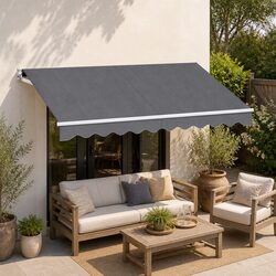 Perfect Awning for Patios and Gardens: 3M X 2M Grey