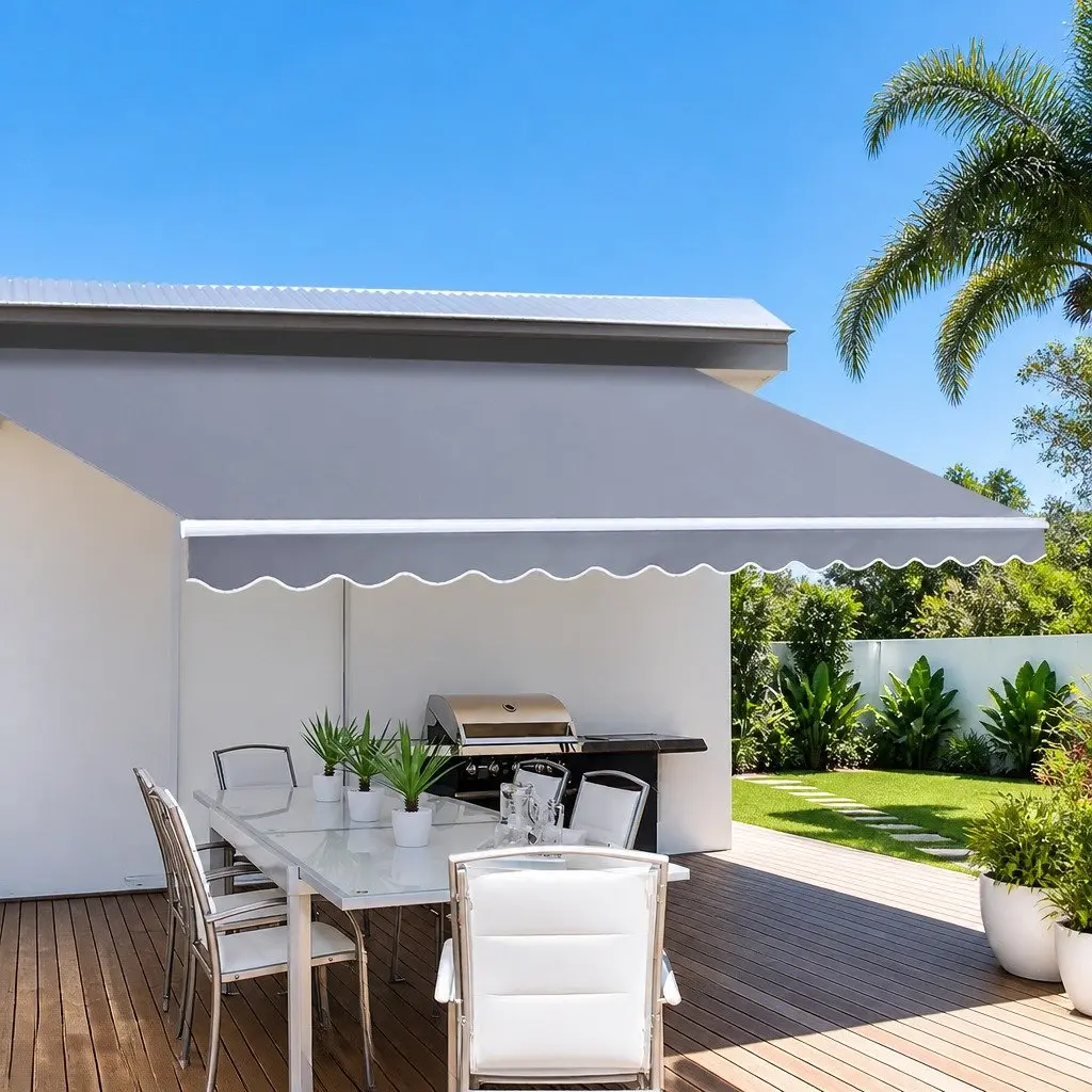 Folding Arm Awning for Patios and Gardens, 3m x 2.5m