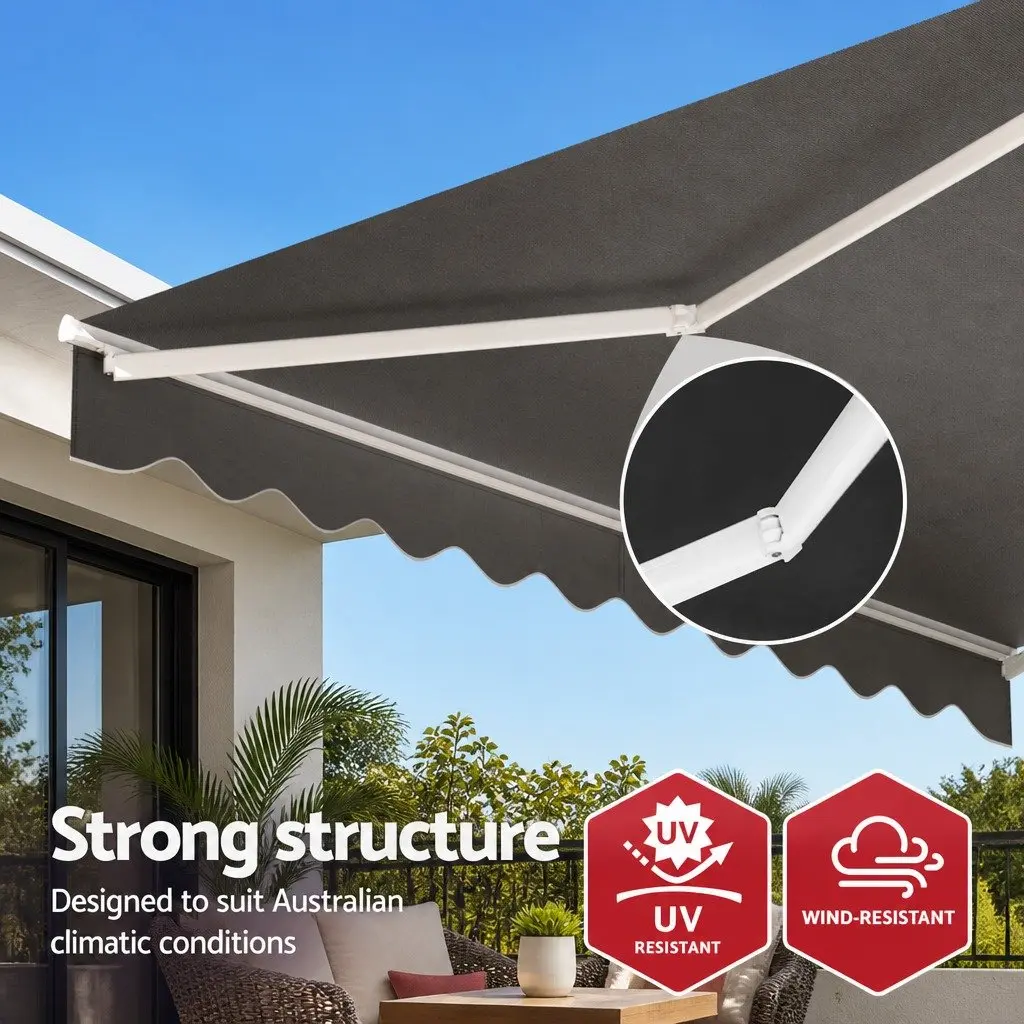 Outdoor Awning for Patios and Gardens 3.5M x 3M