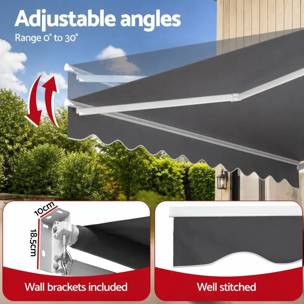 Outdoor Awning for Patios and Gardens 3.5M x 3M