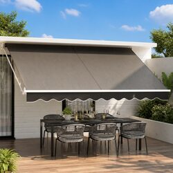Ideal Folding Arm Awning for Your Patio or Garden Space 4.5m x 3m