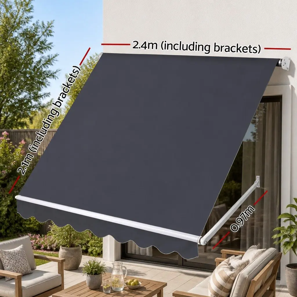 Awning for Patios and Gardens 2.4X2.1M