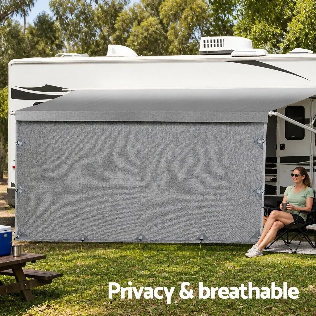 18ft Awning & Privacy Screen for Outdoor Use