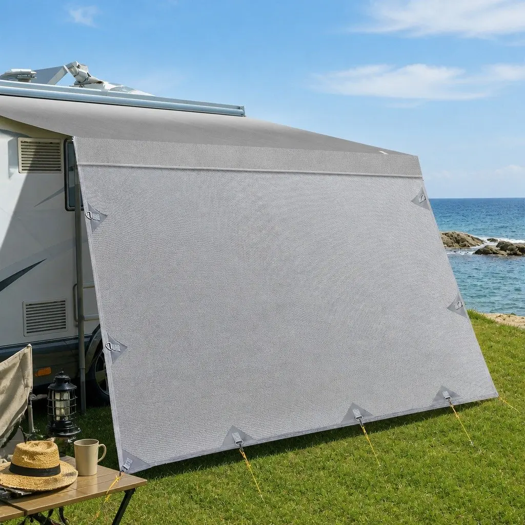 18ft Awning & Privacy Screen for Outdoor Use