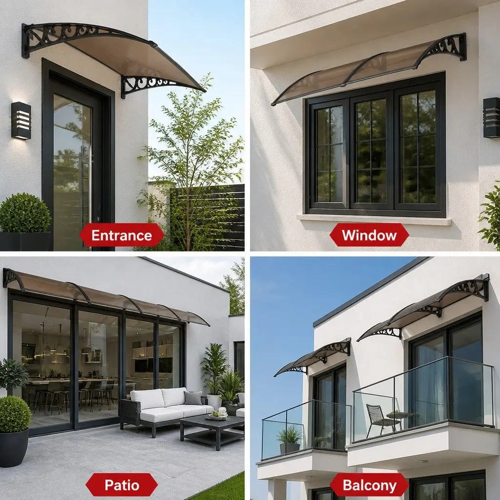 1m x 1.2m Awning for Door and Window Use