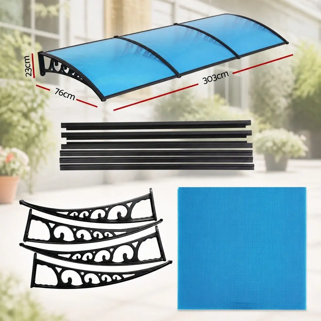 1mx3m Blue Awning for Various Uses