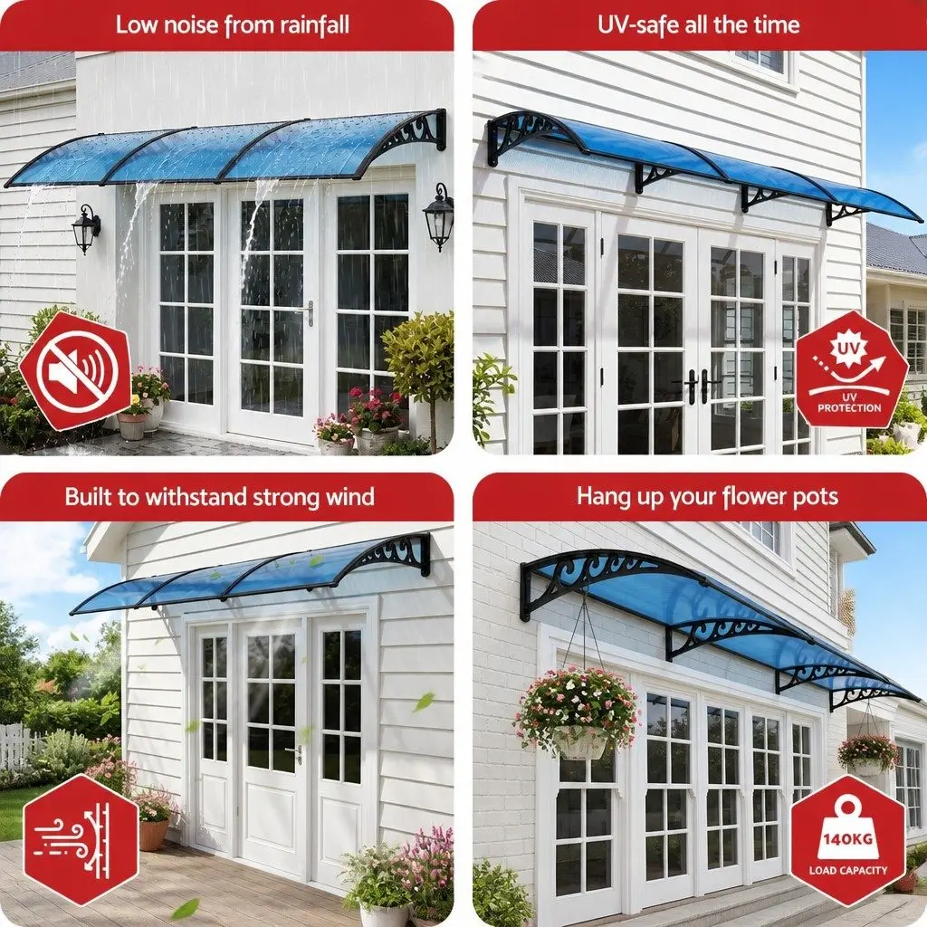 1mx3m Blue Awning for Various Uses