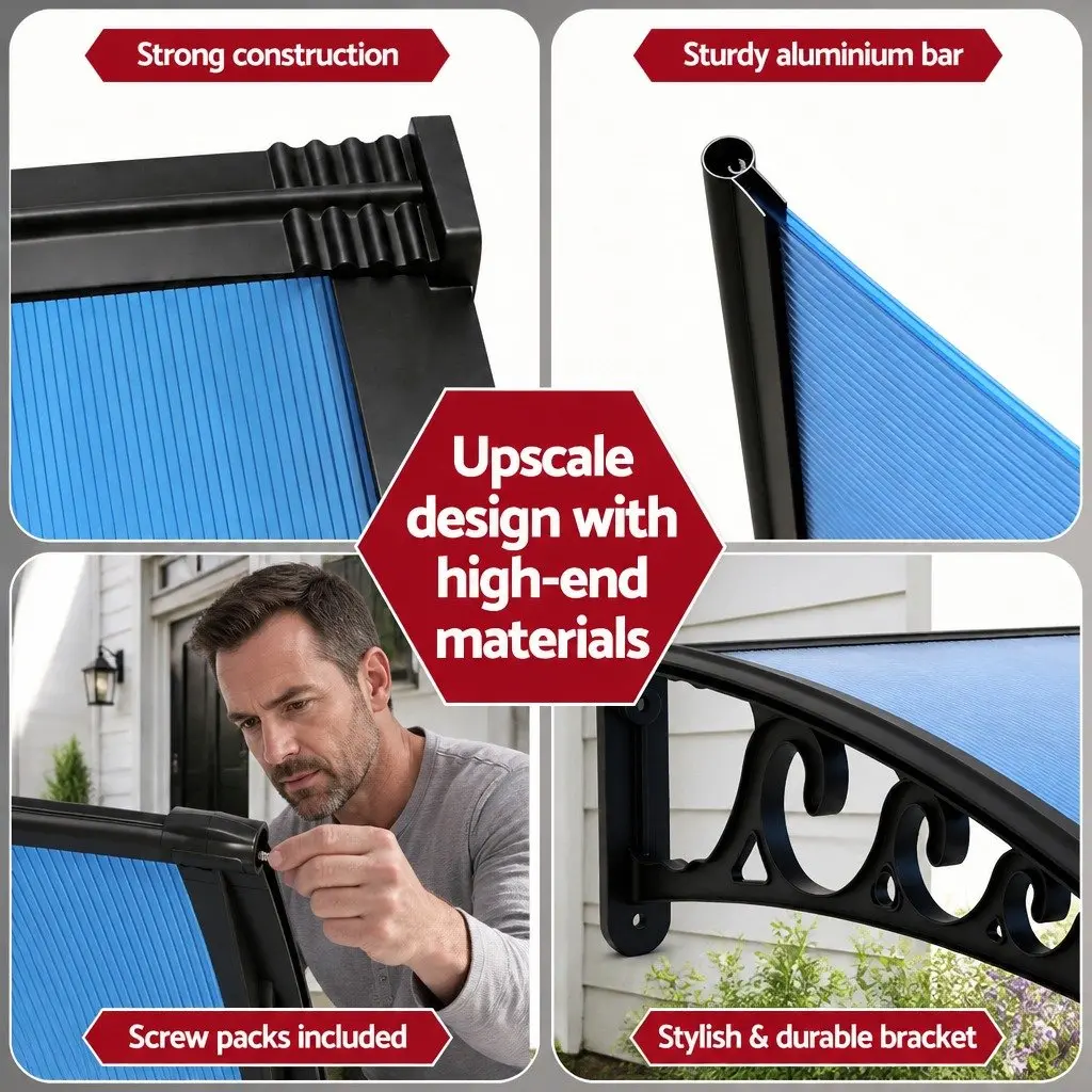 1mx3m Blue Awning for Various Uses