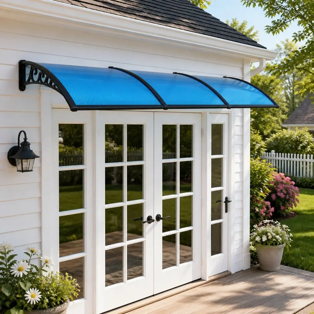 1mx3m Blue Awning for Various Uses