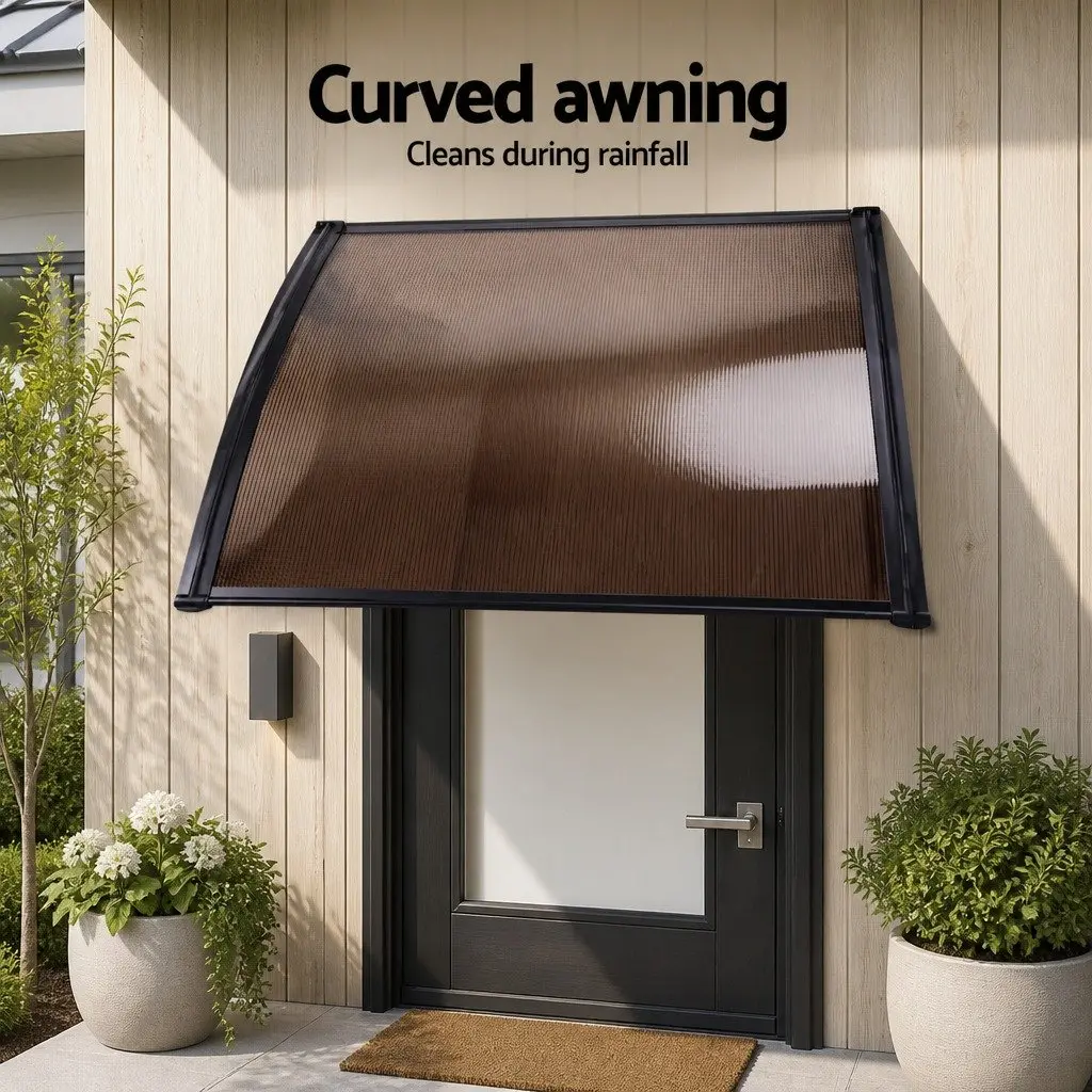 Awning Polycarbonate Panel 1m x 4m Brown