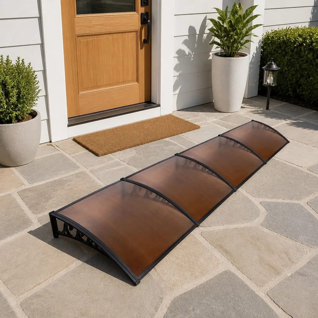 Awning Polycarbonate Panel 1m x 4m Brown