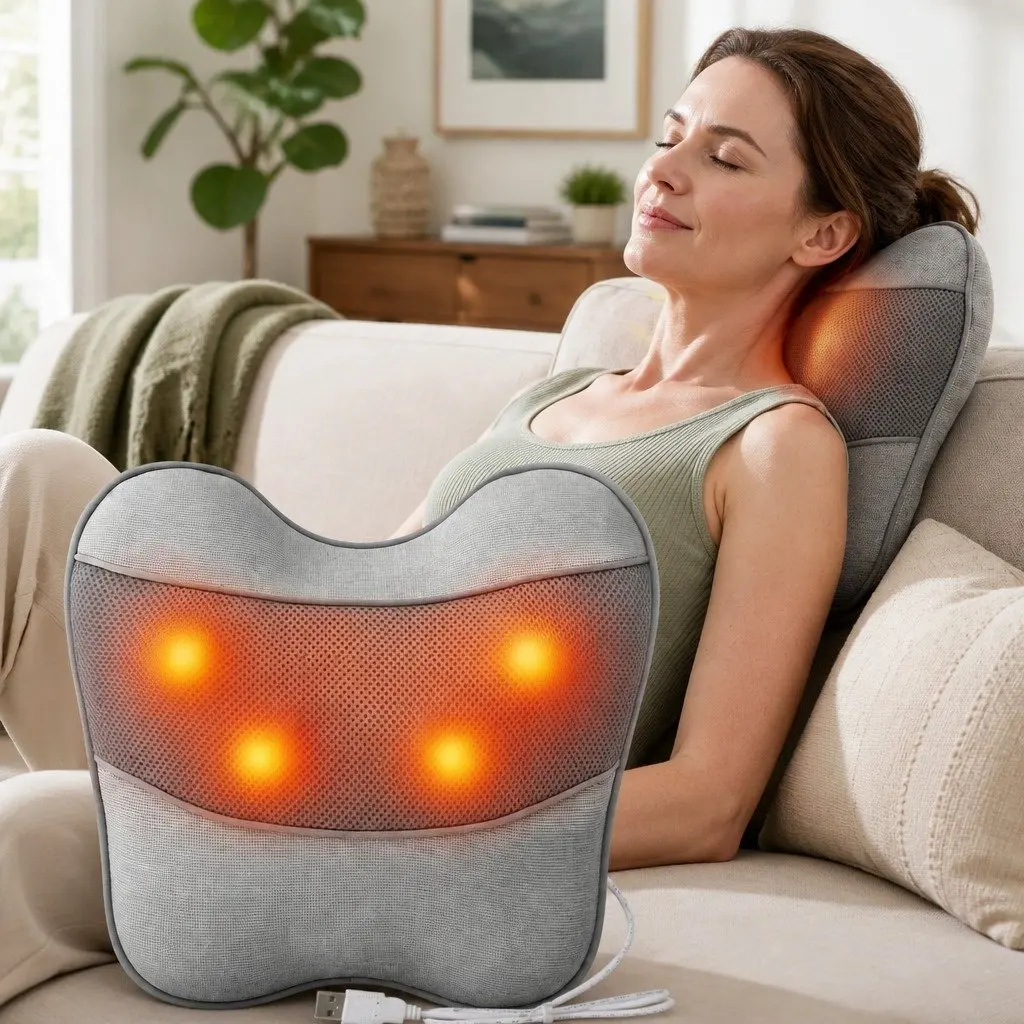 USB Massage Pillow for Home and Office Use