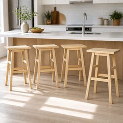 Practical Bar Stools Set of 4 for Kitchen and Breakfast Nooks