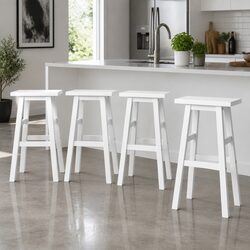 4 Bar Stools for Kitchen Counters - Versatile and Stylish