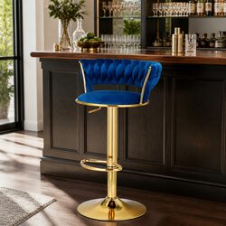 Versatile Navy Blue Bar Stools for Everyday Use