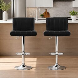 Functional Bar Stools Set of 2 for Kitchen or Home Bar