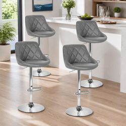 Practical Use of 4 Grey Bar Stools in Any Home