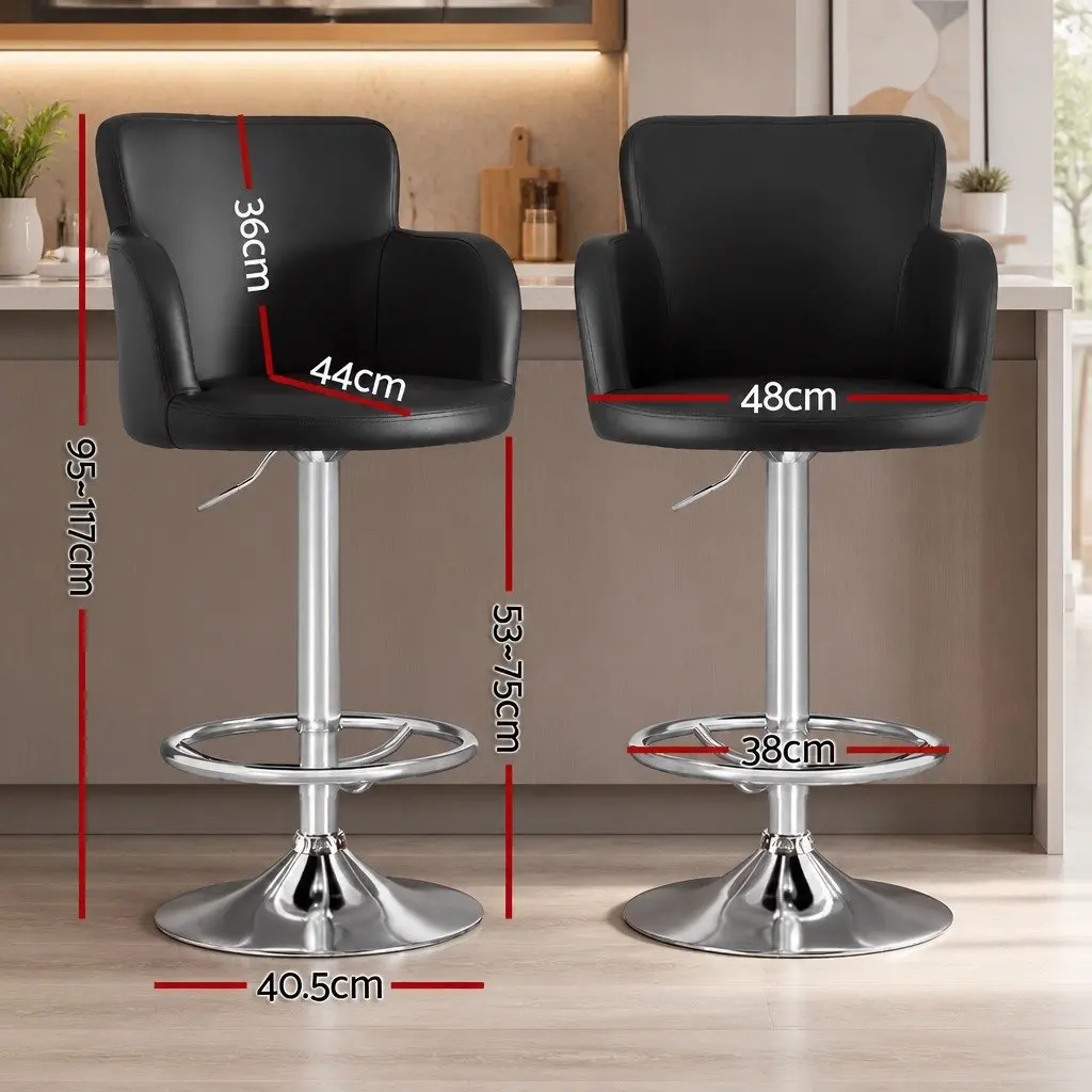Swivel Bar Stools for Kitchen and Dining Areas