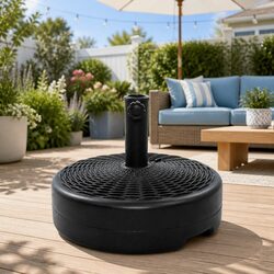 Versatile 51cm Umbrella Base Stand for Outdoor Use