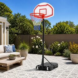 Practical Basketball Stand for Home Use