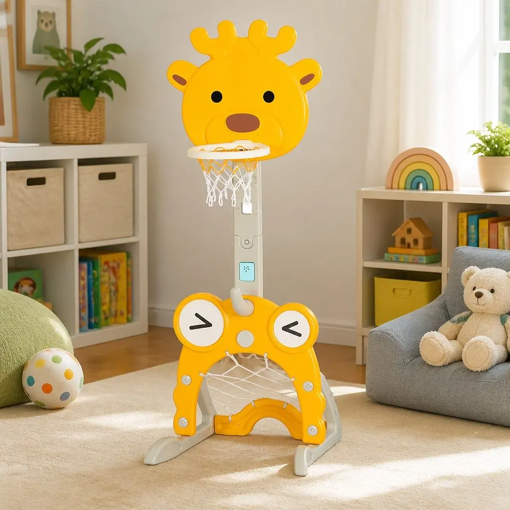 Basketball Hoop Stand for Active Kids’ Play Areas
