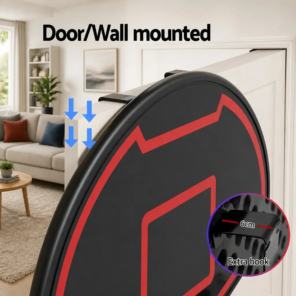 Basketball Hoop HDPE Backboard 38" Wall Mounted Black