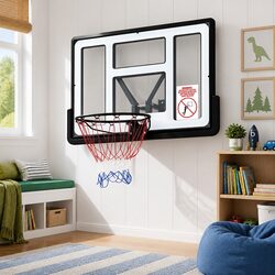 Versatile 43-Inch Basketball Hoop for Every Setting