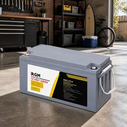 12V 200Ah AGM Battery: Perfect for Camping and Marine Use