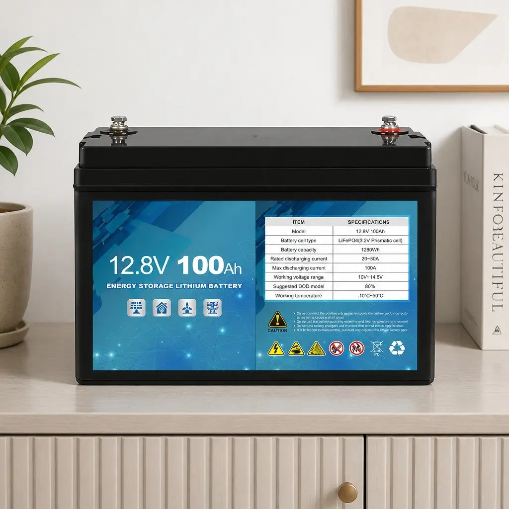 12V LiFePO4 Lithium Iron Deep Cycle Battery Portable Power Bank