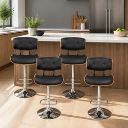 Practical Set of 4 Bar Stools for Home or Office Use