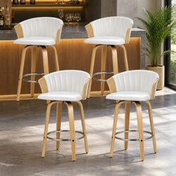 Practical Swivel Bar Stools Set of 4 for Everyday Use