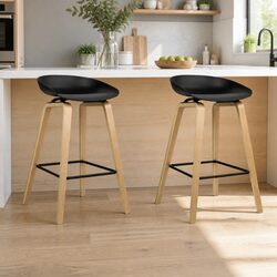 Versatile Bar Stools Set of 2 for Kitchen and Bar Use