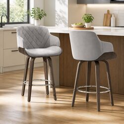 Versatile Bar Stools Set of 2 for Kitchen and Dining