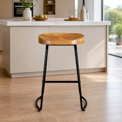 Versatile Industrial Bar Stools for Your Home Space Set of 2