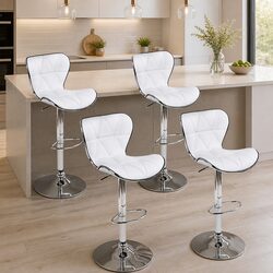 Versatile Set of 4 Bar Stools for Everyday Use