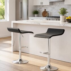 Versatile Black Bar Stools - Perfect for Any Home Setting