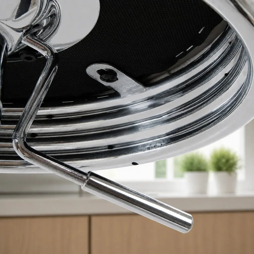 Bar Stools Backless Swivel Steel Chrome Base Black PU Leather