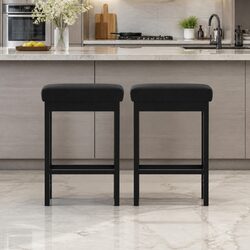 Practical Bar Stools Set of 2 for Home Use