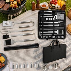 29-Piece BBQ Tool Set for Grilling Adventures