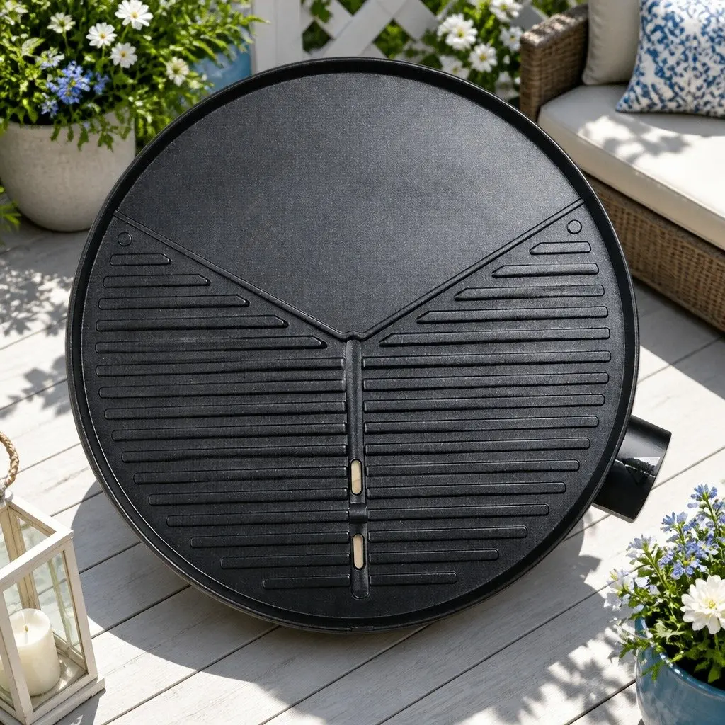 Electric BBQ Grill Indoor Outdoor Benchtop 2000W Black