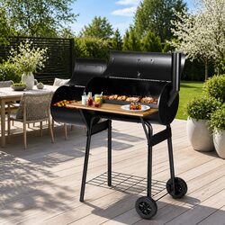 Perfect Offset Charcoal Smoker for Your Backyard BBQ