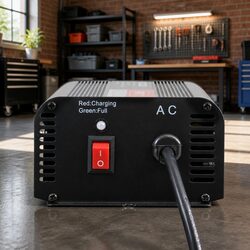 12V 20A Battery Charger Inverter Portable Car Caravan ATV Boat Auto Power Supply