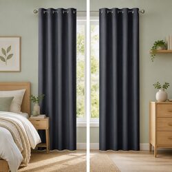 Practical Charcoal Blockout Curtains for Every Room 140x230cm