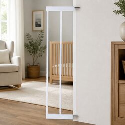 Baby Safety Gate Adjustable Expandable Pet Barrier Auto-Close Pressure Mounted
