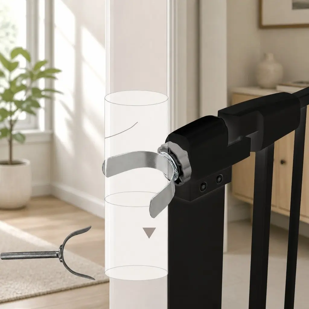 Wall Adaptor for Pressure Mounted Safety Gate Durable Construction