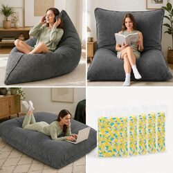 Practical 3 in 1 Bean Bag for Living and Gaming Rooms